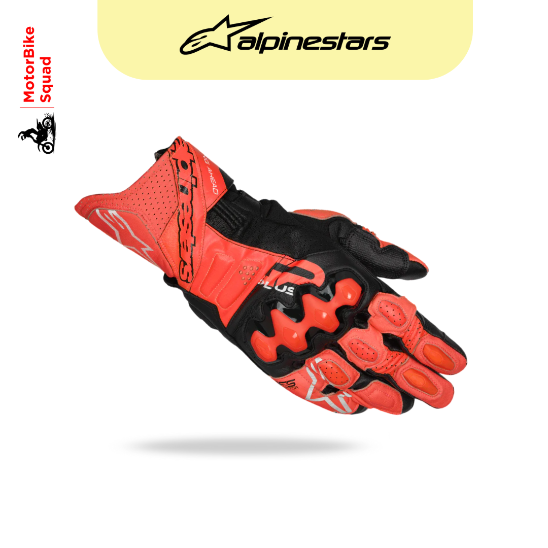 Alpinestars Gp Plus R V3 Leather Gloves Red - MotorBike Squad