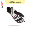 Alpinestars Gp Plus R V3 Leather Gloves White & Black - MotorBike Squad