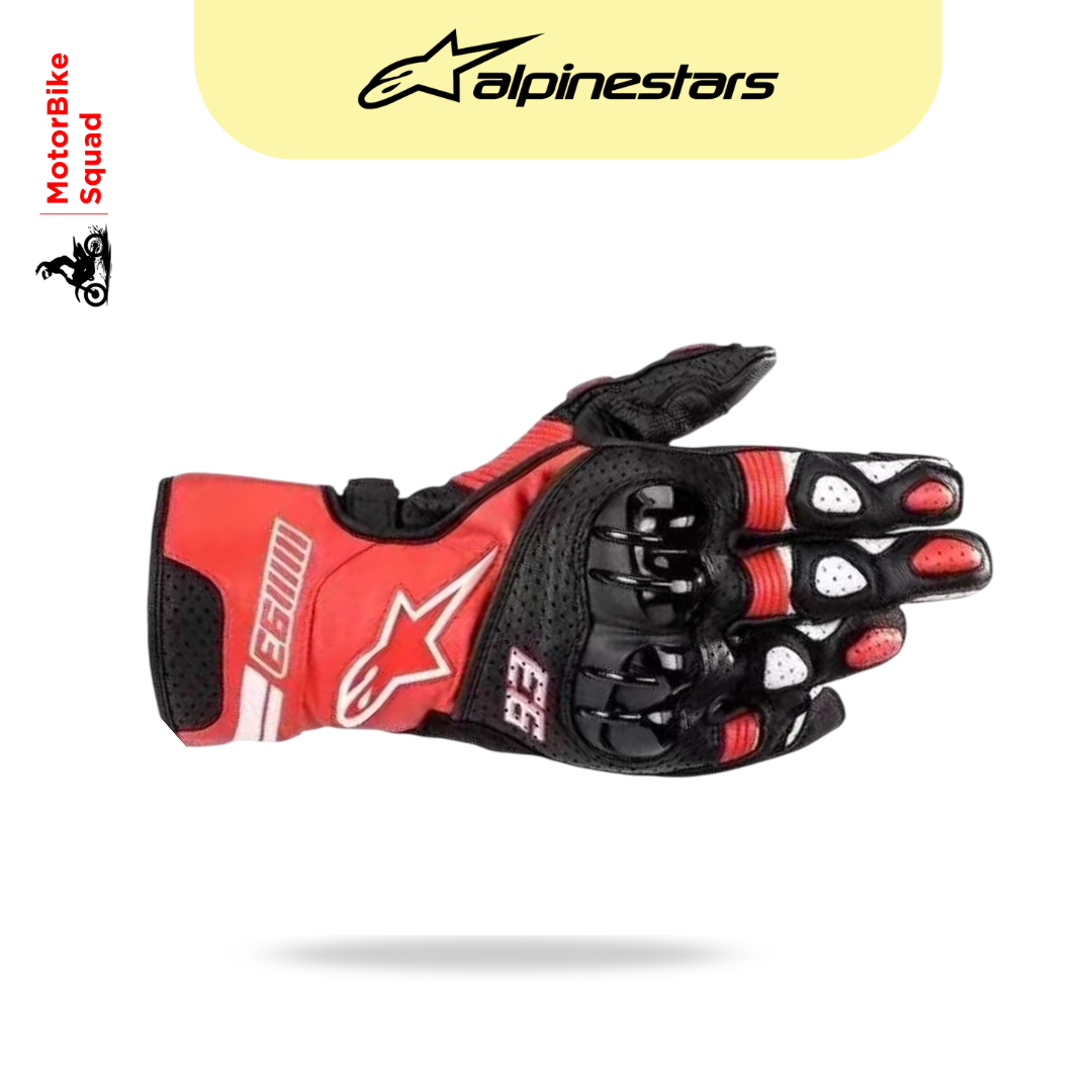 Alpinestars MM93 Twin Ring Gloves Red Black White - MotorBike Squad (1)