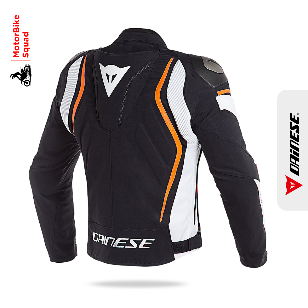 DAINESE Dyno Tex: Black | White | Fluo-Orange - MotorBike Squad