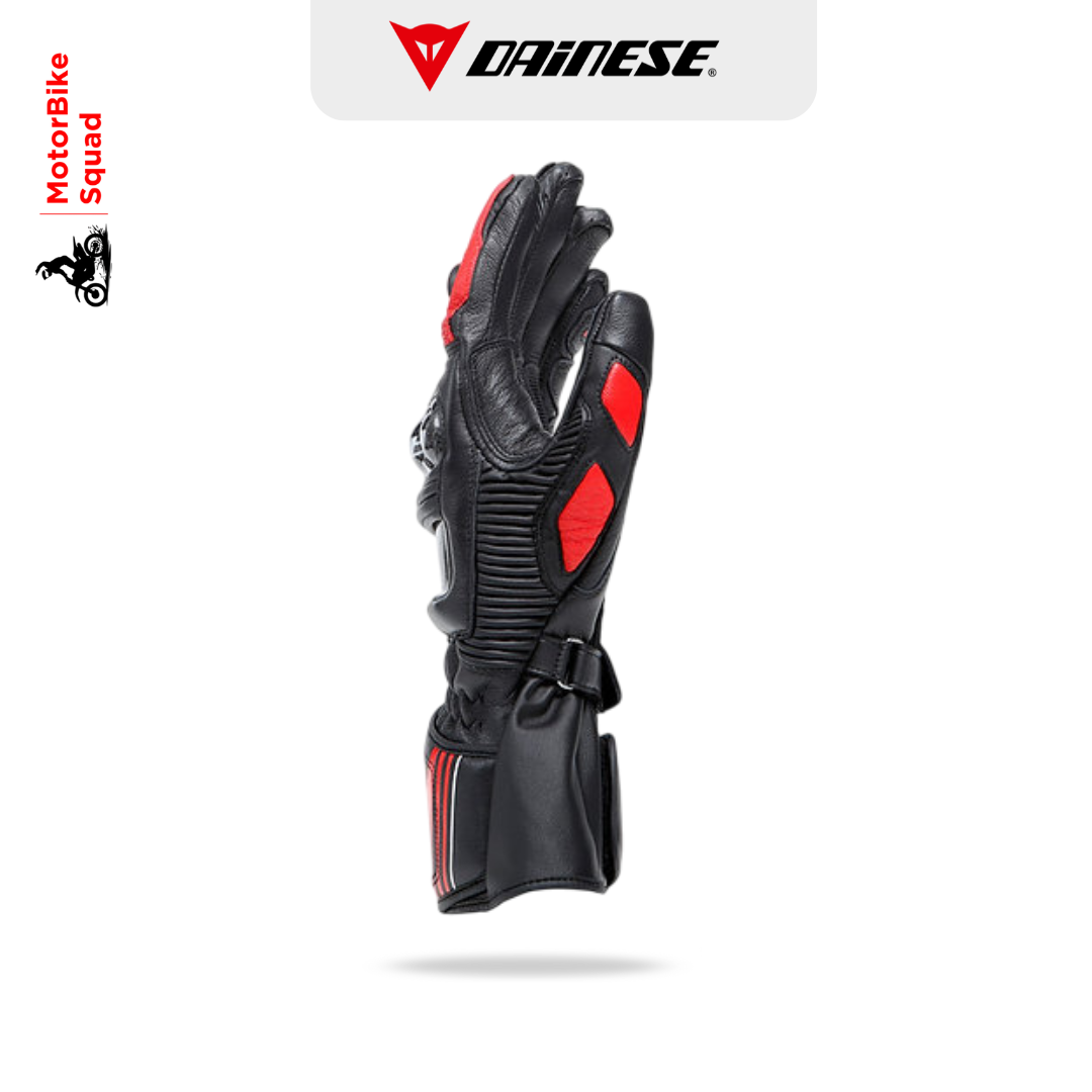 Dainese Druid Black & Red Gloves - MotorBike Squad