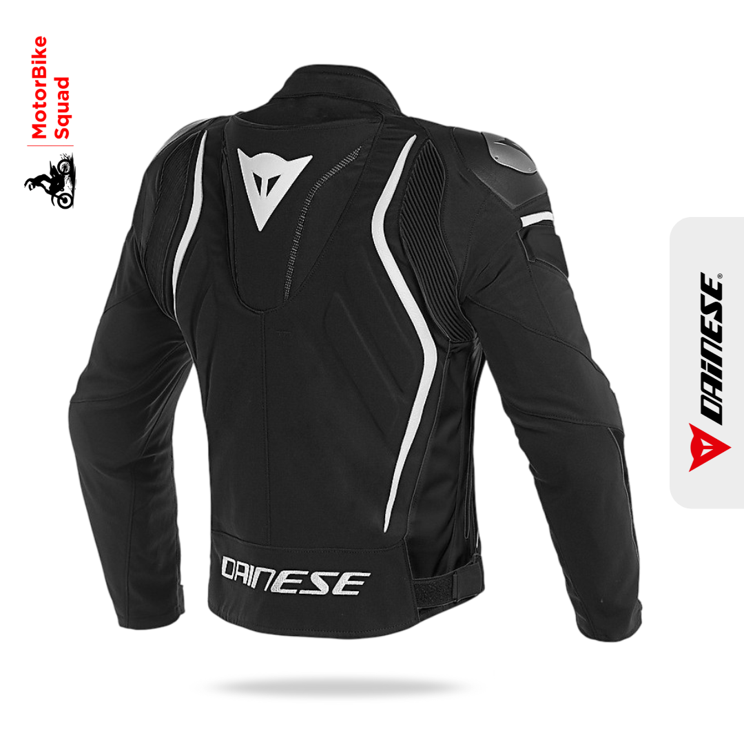 Dainese Estrema Air Tex Jacket - Black White: MotorBike Squad