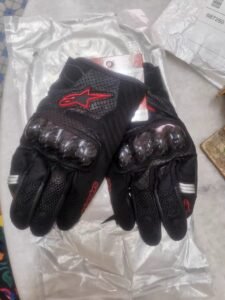 Alpinestars SMX 1 Air V2 Gloves - Red & Black - MotorBike Squad (Original) photo review
