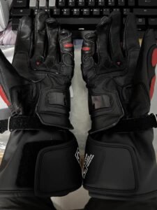 Dainese Druid Black & Red Gloves Limited Addition - MotorBike Squad (Original) photo review