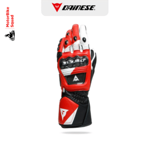 Dainese Druid 3 Gloves Black White Lava Red - MotorBike Squad